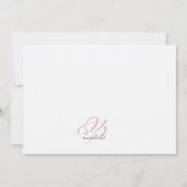 Uitnodiging voor dooplettertype (Achterkant)