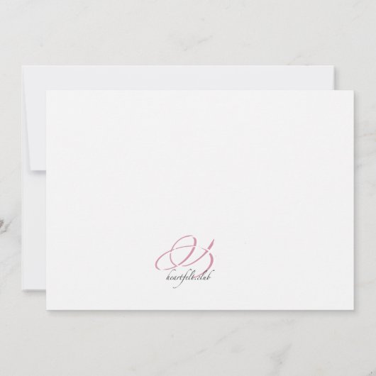 Uitnodiging voor dooplettertype (Achterkant)