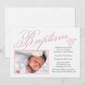 Uitnodiging voor dooplettertype (Voorkant / Achterkant)