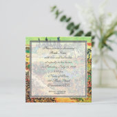 Uitnodiging voor douche (Staand voorkant)