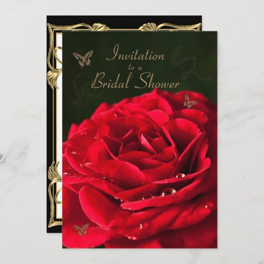 Uitnodiging voor douche (Voorkant / Achterkant)