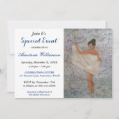 UITNODIGING VOOR Douche TIJD FEESTJE EVENEMENT (Voorkant)