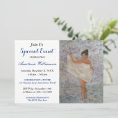 UITNODIGING VOOR Douche TIJD FEESTJE EVENEMENT (Staand voorkant)