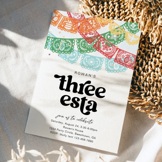 Uitnodiging voor drie dagen verjaardag | Fiesta Ui