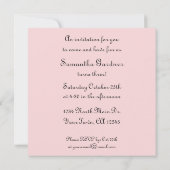  uitnodiging voor drie jaar oud meisje (Achterkant)