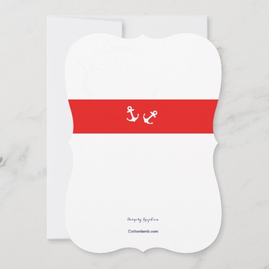 Uitnodiging voor dubbel anker (Achterkant)