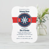 Uitnodiging voor dubbel anker (Staand voorkant)