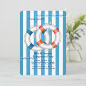 Uitnodiging voor dubbele levensbehoud (Staand voorkant)