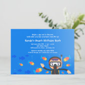 Uitnodiging voor duikbuddy (Staand voorkant)