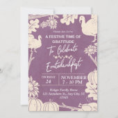 uitnodiging voor duitse Thanksgiving (Voorkant)