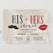 Uitnodiging voor duplo & hers (Voorkant / Achterkant)