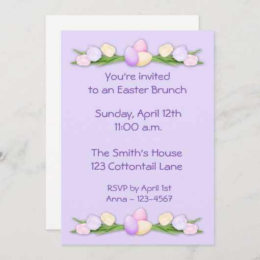 Uitnodiging voor e-mails (Voorkant / Achterkant)