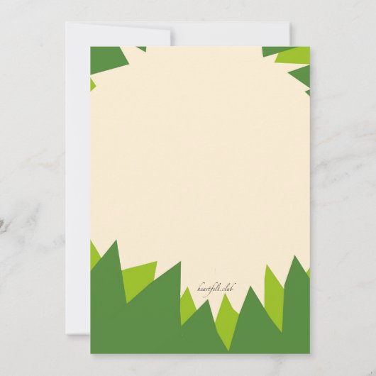 Uitnodiging voor eating Monsters (Achterkant)