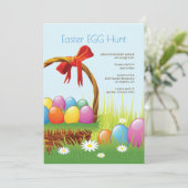 Uitnodiging voor eBay Early Egg Basket Picnic (Staand voorkant)