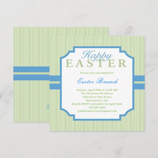 Uitnodiging voor eBay Elegant (Voorkant / Achterkant)