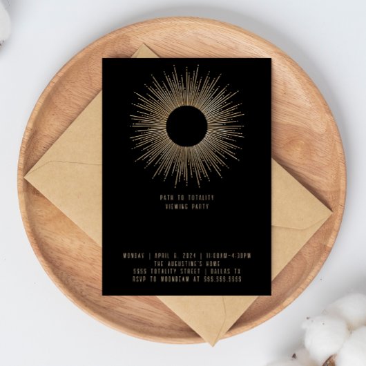 Uitnodiging voor Eclipse Viewing Party