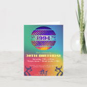 Uitnodiging voor een 30e verjaardagsfeest 1994 (Voorkant)