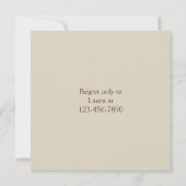 Uitnodiging voor een aap- en vriendenkring (Achterkant)