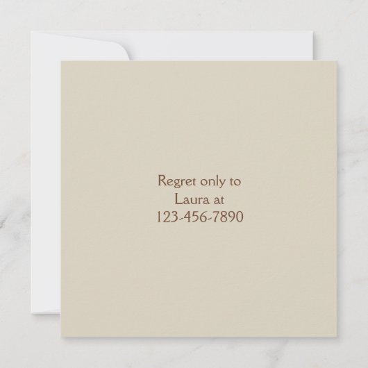 Uitnodiging voor een aap- en vriendenkring (Achterkant)