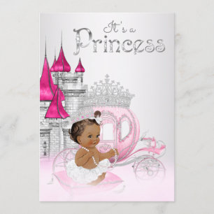 Uitnodiging voor een African American Princess bab