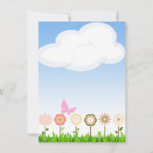 Uitnodiging voor een Afrikaans-Amerikaanse babymei (Achterkant)