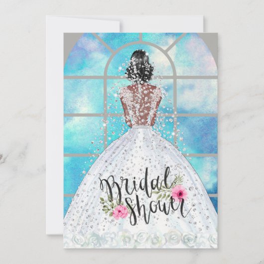 Uitnodiging voor een Afrikaanse Amerikaanse bridal