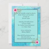 Uitnodiging voor een Afrikaanse Amerikaanse bridal (Achterkant)