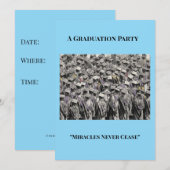 Uitnodiging voor een Afstudeerfeest (Voorkant / Achterkant)