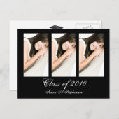 uitnodiging voor een  Afstuderen (Voorkant / Achterkant)