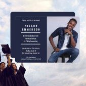 Uitnodiging voor een afstuderen fotofeest