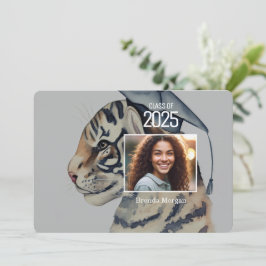 Uitnodiging voor een Afstuderen met foto