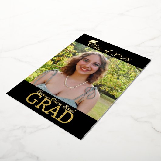 uitnodiging voor een Afstuderen voor  Folie (Gedraaid)