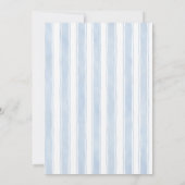 Uitnodiging voor een 'All American Boy' babyshower (Achterkant)