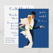 Uitnodiging voor een antiek liefdes- en romantics (Voorkant / Achterkant)