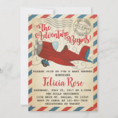 uitnodiging voor een  Baby shower (Voorkant)