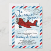 uitnodiging voor een Baby shower (Voorkant)