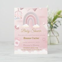 Uitnodiging voor een baby shower