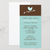 Uitnodiging voor een baby shower (Voorkant / Achterkant)