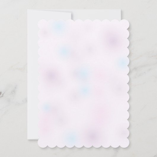 Uitnodiging voor een baby shower  (Achterkant)