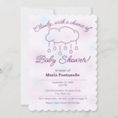 Uitnodiging voor een baby shower  (Voorkant)