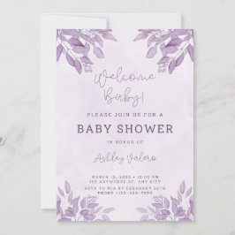Uitnodiging voor een baby shower