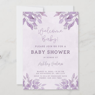 Uitnodiging voor een baby shower