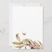 Uitnodiging voor een Baby Shower: Een Klein Pompoe (Achterkant)