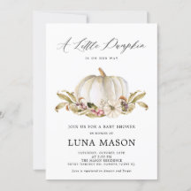 Uitnodiging voor een Baby Shower: Een Klein Pompoe