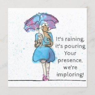 Uitnodiging voor een baby shower op maat voor jong