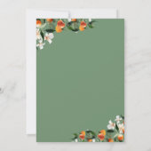 Uitnodiging voor een baby shower voor een klein sc (Achterkant)