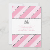 Uitnodiging voor een baby shower voor een kleine p (Achterkant)