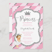 Uitnodiging voor een baby shower voor een kleine p (Voorkant / Achterkant)