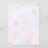 Uitnodiging voor een babyfeestje (Achterkant)