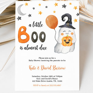 Uitnodiging voor een babyfeestje: Een klein Boo is